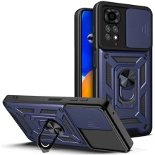 Ударостійкий чохол Camshield Serge Ring для Xiaomi Redmi Note 11 (Global) / Note 11S – Синій