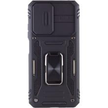 Ударопрочный чехол Camshield Army Ring для Xiaomi Redmi Note 11 (Global) / Note 11S / Note 12S – Черный