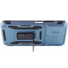 Ударопрочный чехол Camshield Army Ring для Xiaomi Redmi Note 11 (Global) / Note 11S / Note 12S – Голубой