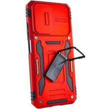 Ударопрочный чехол Camshield Army Ring для Xiaomi Redmi Note 11 (Global) / Note 11S / Note 12S – Красный