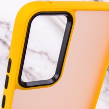 Чехол TPU+PC Lyon Frosted для Xiaomi Redmi Note 11 (Global) / Note 11S – Оранжевый