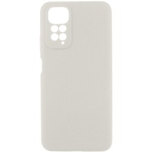 Чехол Silicone Cover Lakshmi Full Camera (AAA) для Xiaomi Redmi Note 11 (Global) / Note 11S – Белый