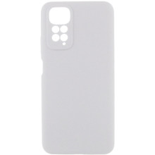 Чехол TPU GETMAN Liquid Silk Full Camera для Xiaomi Redmi Note 11 (Global) / Note 11S – Белый
