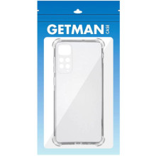 TPU чохол GETMAN Ease logo посилені кути Full Camera для Xiaomi Redmi Note 11 (Global) / Note 11S – Прозорий