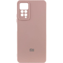 Чехол Silicone Cover Lakshmi Full Camera (AAA) with Logo для Xiaomi Redmi Note 11 (Global) / Note 11 – Розовый