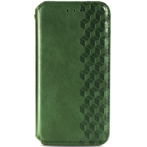 Кожаный чехол-книжка GETMAN Cubic (PU) для Xiaomi Redmi Note 11 (Global) / Note 11S