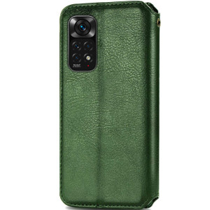 Кожаный чехол-книжка GETMAN Cubic (PU) для Xiaomi Redmi Note 11 (Global) / Note 11S