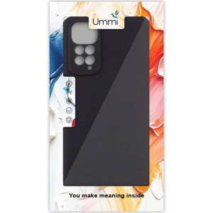 Чохол Silicone Cover Ummi Lakshmi Full Camera (AA) для Xiaomi Redmi Note 11 (Global) / Note 11S – Чорний