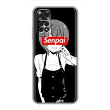 Чехлы Персонажи Аниме Наруто для Xiaomi Redmi Note 11 / 11s (AlphaPrint) – Senpai