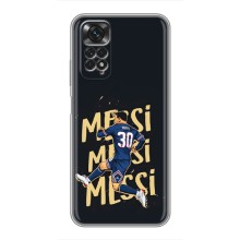 Чехлы для Xiaomi Redmi Note 11 / 11s (Leo чемпион) (AlphaPrint) (Messi ПСЖ)