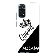 Чехлы для Xiaomi Redmi Note 11 4G / 11s - Женские имена (MILANA)