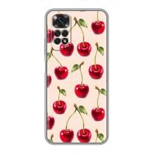 Чехлы с Фруктами для Xiaomi Redmi Note 11 / 11s (VPrint) (Вишня)