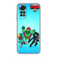 Чехлы Brawl Stars для Xiaomi Redmi Note 11 / 11s (AlphaPrint)