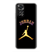 Чехлы для Xiaomi Redmi Note 11 / 11s - с картинкой JORDAN (AlphaPrint) (Jordan Gold)