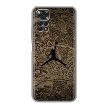 Чехлы для Xiaomi Redmi Note 11 / 11s - с картинкой JORDAN (AlphaPrint) (Logo Jordan)