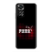 Чохол з Брендами одягу на Редмі Нот 11 – PUMA стиль