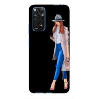 Чехол с картинкой Модные Девчонки Xiaomi Redmi Note 11 4G / 11s – Девушка со смартфоном