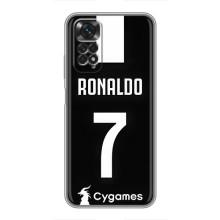 Чехол Криштиану Роналду для Xiaomi Redmi Note 11 / 11s (AlphaPrint) (RONALDO 7)