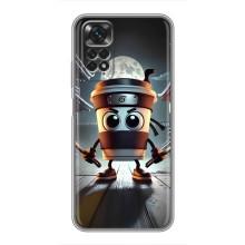 Чехол с мемом Тралалело тралала на Xiaomi Redmi Note 11 / 11s – Капучино асасино