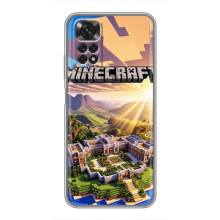 Чехол с картинками Майнкрафт для Сяоми Редми Ноут 11 / 11s – Minecraft
