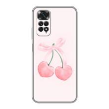 Чехол с розовым рисунком для Xiaomi Redmi Note 11 / 11s – Розовые вишни