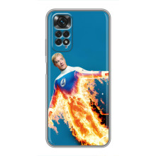 Чохол з принтом Фантастична четвірка для Xiaomi Redmi Note 11 / 11s – Людина-факел