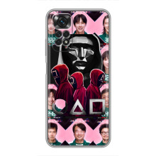 Чехол Гра в кальмара для Xiaomi Redmi Note 11 / 11s – Персонажи игры кальмара