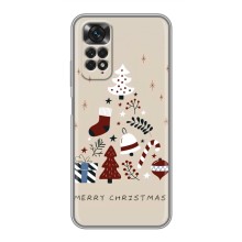 Рождественские Чехлы для Xiaomi Redmi Note 11 / 11s (VPrint) (Merry Christmas)