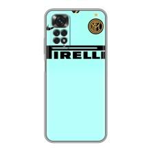 Силиконовые Чехлы принт Футбол на Xiaomi Redmi Note 11 / 11s (Inter)