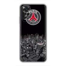 Силиконовые Чехлы принт Футбол на Xiaomi Redmi Note 11 / 11s (PSG)