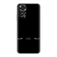 Силиконовый бампер с картинкой машины на Xiaomi Redmi Note 11 / 11s (Силует Audi)