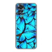 Силіконовий бампер з картинкою звірів для Xiaomi Redmi Note 11 / 11s (Крила метеликів)