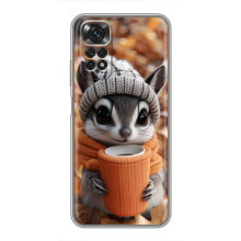 Друкований чохол 'Звірята з кавою' для Xiaomi Redmi Note 11 / 11s