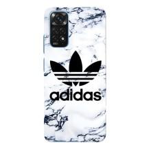 Чохли Адидас для Xiaomi Redmi Note 11E Pro (AlphaPrint) (Адідас на мраморі)