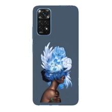 Чехлы (ART) Цветы на Xiaomi Redmi Note 11E Pro (VPrint) (Квіти на голові)