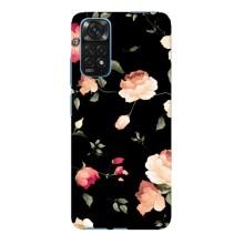 Чохли з квітами для Xiaomi Redmi Note 11E Pro (VPrint) (Трояндочки)