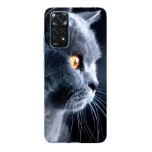 Чохли з Котиками для Xiaomi Redmi Note 11E Pro (VPrint) (Сірий Кіт)