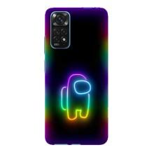 Чохли Амонг Ас для Xiaomi Redmi Note 11E Pro (AlphaPrint) (Яскравий скін)