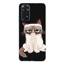 Чохол з принтом для Xiaomi Redmi Note 11E Pro (AlphaPrint) Модні коти (Сумний кіт)