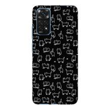 Чохол з принтом для Xiaomi Redmi Note 11E Pro (AlphaPrint) Модні коти (Маленькі котики)