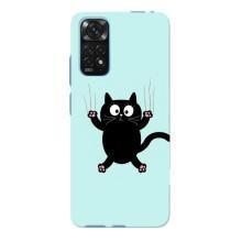 Чохол з принтом для Xiaomi Redmi Note 11E Pro (AlphaPrint) Модні коти (Падаючий кіт)