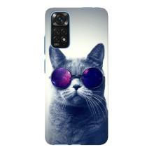 Чохол з принтом для Xiaomi Redmi Note 11E Pro (AlphaPrint) Модні коти (Стильний кіт)