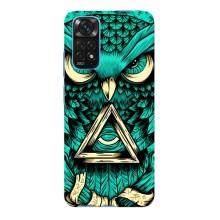 Чохол з пташками на Xiaomi Redmi Note 11E Pro (VPrint) (Сова з оком)