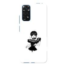 Чохли Венсдей на Xiaomi Redmi Note 11E Pro Уенсдей (AlphaPrint) (танець Венздей)