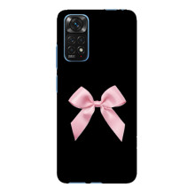Чехол банты для Xiaomi Redmi Note 11E Pro – Бант на черном