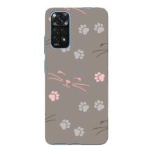 Чохол з малюнком кіт на Xiaomi Redmi Note 11E Pro (Лапи і вуса)
