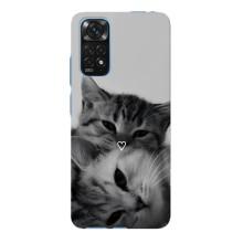 Чохол з малюнком кіт на Xiaomi Redmi Note 11E Pro (Пара котів)