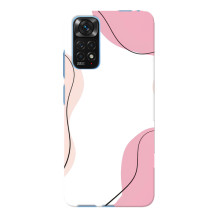 Чехол цветочный дизайн для Xiaomi Redmi Note 11E Pro – Розовый фон