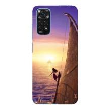 Чехол с мультфильмом Моана Xiaomi Redmi Note 11E Pro (Моана в море)