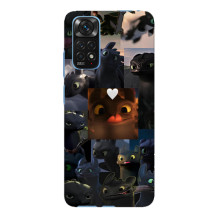 Чехол как приручить дракона на Xiaomi Redmi Note 11E Pro (Дракон коллаж)